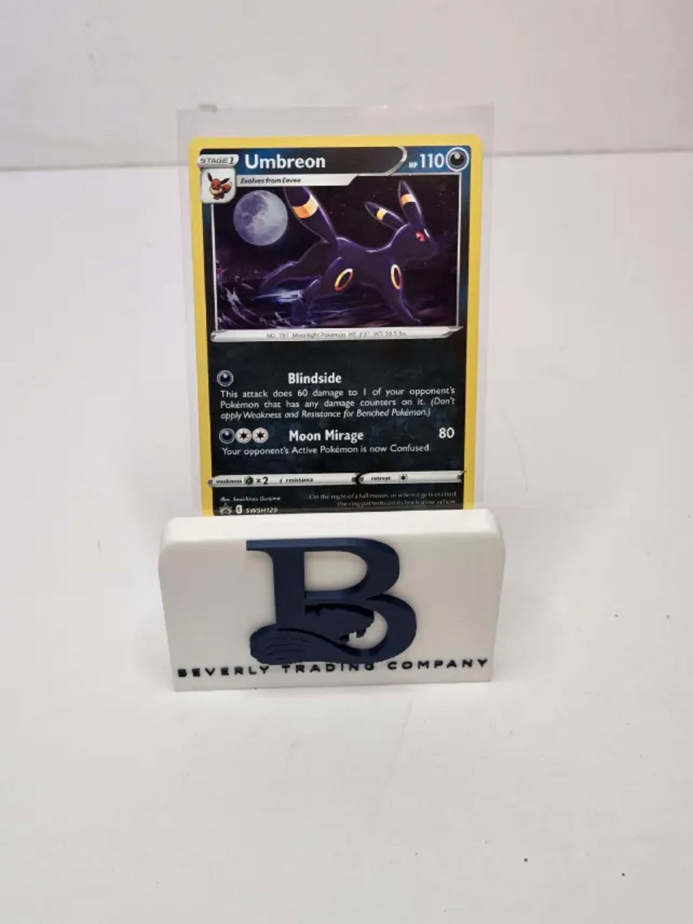 Umbreon SWSH129 Promo – Blindside & Moon Mirage – Pokémon Card